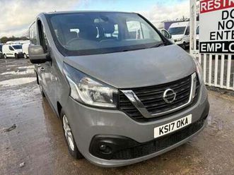 2017 nissan nv300 1.6 dci 125ps h1 tekna combi van mpv diesel manual
