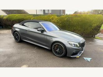 4.0 c63 v8 biturbo amg s night edition (premium plus) cabriolet spds mct euro 6 (start/stop) 2dr