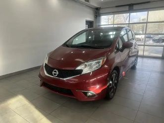 2016 nissan versa note sr-auto-air climatise-bas kilo
