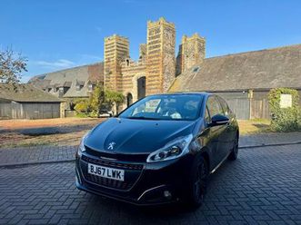 2017 peugeot 208 1.2 puretech 82 black edition 3dr hatchback petrol manual