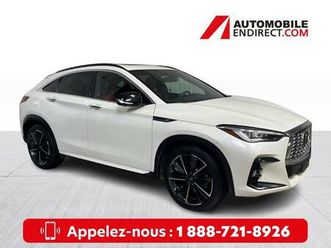 2022 infiniti qx55 sensory awd mags cuir toit ouvrant gps sièges chau