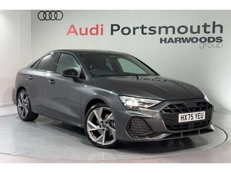 audi a3 saloon black edition 150 ps tfsi 6-speed