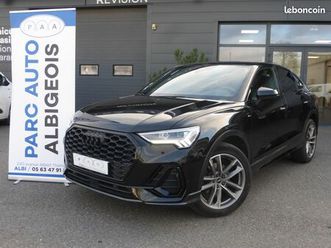 audi q3 sportback 35 tdi 150ch s line s tronic 7 full black