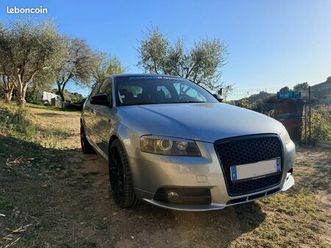 audi a3 sportback s-line 2.0 tfsi 200ch – suspensions bilstein / ligne inox / jantes 19