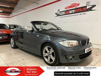bmw série 1 cabriolet 118d e88 143 ch luxe ref 0717