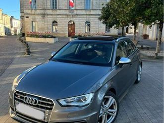 audi s3 sportback 2.0 tfsi 300 quattro / toit ouvrant, berline, gris, 19 cv, boite auto, première mise en circulation le 22/05/2014