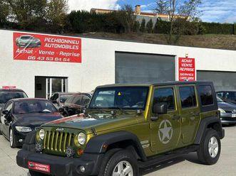 jeep wrangler 2.8 crd 175 ch 4wd sport unlimited - sahara - cabriolet