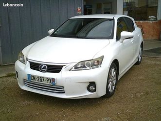 lexus ct200h business hybride suivi lexus 197mkm 2012 francaise clim gps bluetooth crit air 1