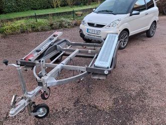 aixam la bissonnette - avec permis - et remorque de transport