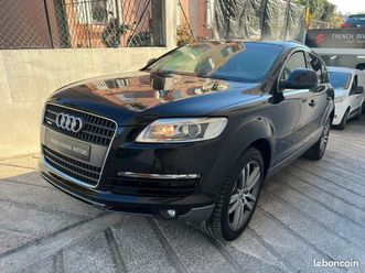 audi q7 (2) ii - 3.0 - tdi v6 -quattro tiptronic - 240ch - 7 places - 2008 - histo audi - gps - bva - regulateur - turbo neuf - francais - 2008