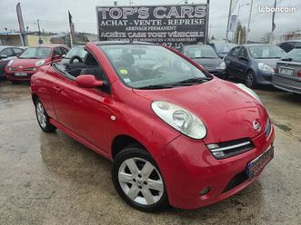 nissan micra c+c 1.4 88ch spicy pack clim jantes alu * entretien à jour * paiement en 4x