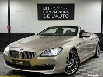 bmw série 6 cabriolet 650i 407 / 68 445 kms / suivi complet / très bien equipée / etat proche du neuf