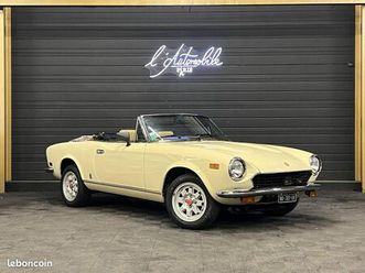 fiat 124 spider 2.0l injection 1982