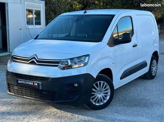 citroën berlingo taille m bluehdi 100 sets bvm5 live {1ère main, tva recup, 3 places}