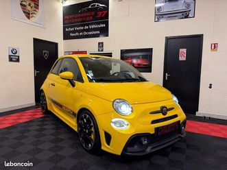 fiat 500 abarth 595 competizione pack performance bvm6 1.4 l turbo 180 ch phase 2 ligne complète magneti marelli siège sabelt f1 led xenon carplay jaune imola 1