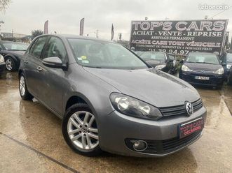 golf vi 1.6 tdi 105ch bluemotion confortline business * clim bluetooth radar régulateur jantes alu * crit'air 2 * factures d'entretien à jour