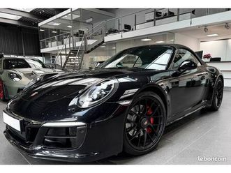 porsche 911 type 991.2 carrera 4 gts cabriolet 450 ch pdk - chrono - pack gts - sport design