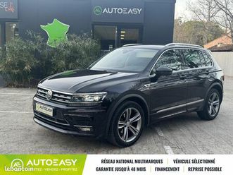volkswagen tiguan r-line/ camera de recul/ coffre electrique