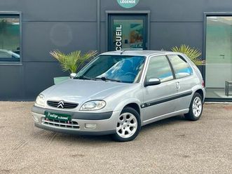 citroen saxo vts 16v 120ch / boite a air d'origine / veritable collector