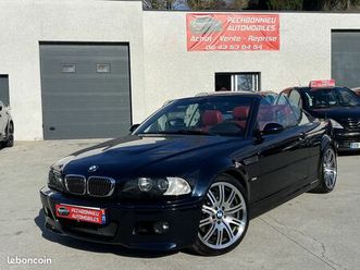 magnifique bmw m3 smg cabriolet e46 phase ii seulement 111.083kms