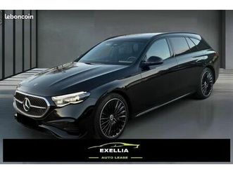mercedes benz classe e 300 e 204 + 129ch sw amg line 9g-tronic, superscreen, airmatic, pano, burmester, caméra 360°, disctronic tva récupérable