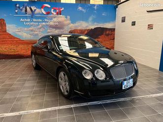 bentley continental gt – 6.0 w12 – 560 ch