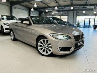 bmw serie 2 cabriolet cabriolet 220d 190 ch f23 luxury bva 8