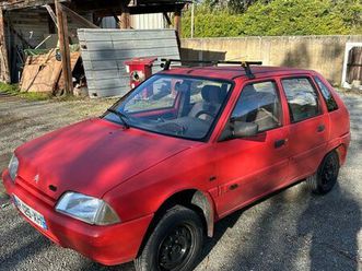 citroën ax 4x4 – entièrement restaurée – raptor rouge