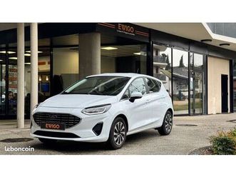 ford fiesta 1.0 flexifuel 95 ch titanium business - full entretien ford - 1 ere main - carplay