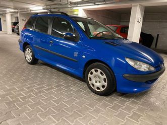 peugeot 206sw, 60ps, 2.hd., tüv neu, scheckheft