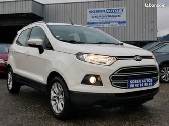 ford ecosport titanium 1.5 tdci 95cv 79980km d origine clim ct 2027 gtie 1an