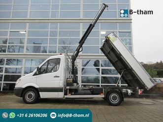 mercedes-benz sprinter - 316 1.8 ngt 366 kipper + hiab kraan kran crane