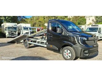 55 000 ht renault master renault trucks 170ch depanneuse porte voiture plateau coulissant basculant treuil carrosserie aluminium 3.5t