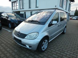 mercedes-benz vaneo compact van 1.6 alu klima silber m.