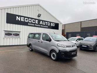 citroen spacetourer xl bluehdi 120 cv ss bvm6 118300 km 8 places porte coulissante radar de recul bluetooth