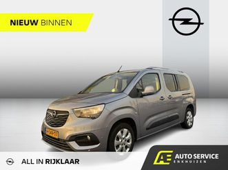 opel combo tour 1.2 turbo l2h1 edition 7p. rijklaar incl. garantie! | 7 persoons | carplay | trekhaak | lmv | camera