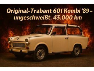 sensation trabi 601 kombi wie aus der zeitkapsel absolut original