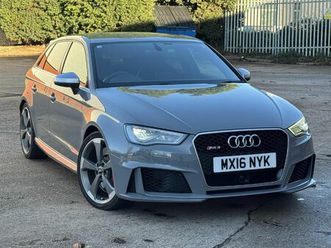 audi rs3 quattro in nardo grey one owner from new
