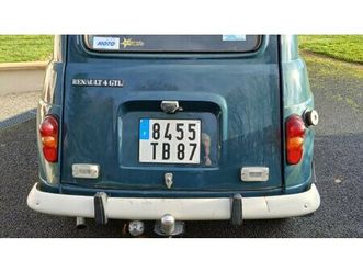1988 renault 4l bleu foncé manuel, 4 vitesses conduite à...