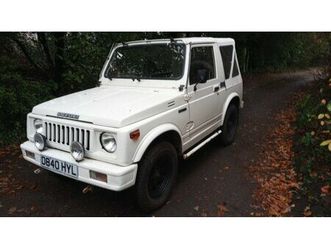 1987 suzuki sj 410 blanc manuel, 4 vitesses conduite à dr...