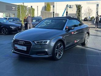 audi a3 cabriolet 2020 – design luxe – 24 900 km – s tronic 7 – essence 150 ch