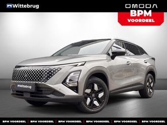 omoda 5 shs 1.6 t-gdi shs-h premium bpm voordeel: hybride automaat met lederen bekleding, navigatie en 360 graden camera uit voorraad leverbaar!