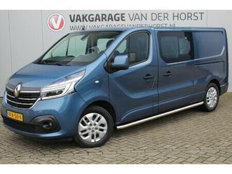 renault trafic 2.0-145pk dci t29 l2h1 dubb. cabine comfort. erg nette renault trafic mèt dubbele cabine. bijrijdersstoel, camera, led verl., navigatie, tel. voo