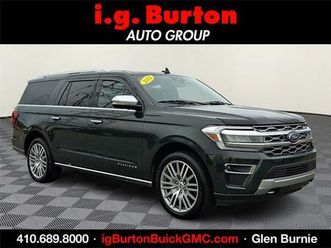 used 2022 ford expedition max platinum