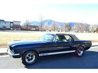 1966 ford original k-code mustang convertible, shelby gt350 re-creatio