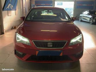 seat leon 5 portes phase 2 1.2 tsi 110 cv - 1ere main - jamais accidenté - véhicule français - radars - gps - clim - accoudoir - aucun frais à prévoir
