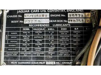 1959 jaguar xk150 dhc a vendre