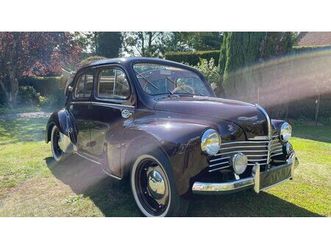 1954 renault 4cv decouvrable marron manuel, 3 vitesses co...