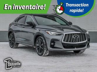 infiniti qx55 2025 essential = toit = 8 pneus = aucun carfax rapporte