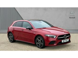 mercedes-benz a-class a class a250e amg line premium plus edition 5dr auto